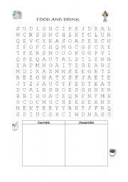 English worksheet: Word Search