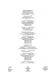 English worksheet: Maroon 5-She will be loved