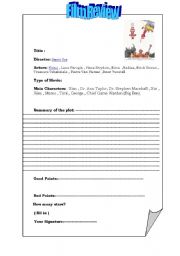 English Worksheet: God Must Be Crazy II film Review Worksheet