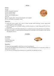 English Worksheet: Easy Recipes 1