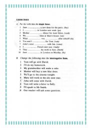 English worksheet: Future