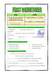 English Worksheet: First Conditional