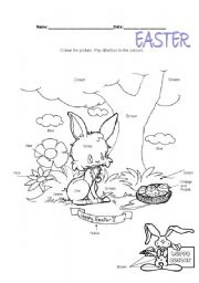 English Worksheet: Easter