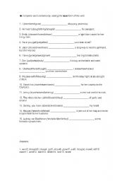 English worksheet: Past Simple