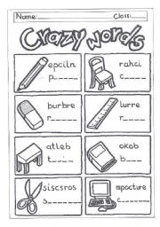 Crazy words