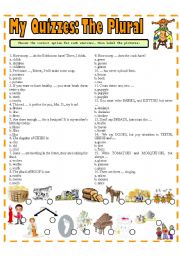 English Worksheet: MY QUIZZES 2