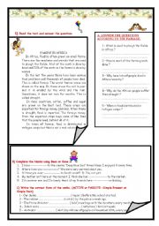 English Worksheet: WELL-PREPARED WORKSHEET/EXAM FOR 8TH GRADES INVOLVING READING PASSAGE-TENSES-PASSIVE-REPORTED SPEECH-REFLEXIVE PRONOUN