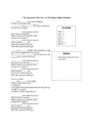 English Worksheet: Present Perfect Song - 