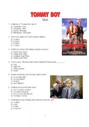 TOMMY BOY Quiz