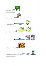 English Worksheet: demonstratives