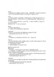English Worksheet: Jepordy game 