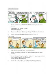 English Worksheet: Cartoon Analysis