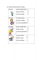 English Worksheet: Food