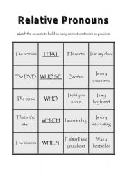 Relative Pronouns 