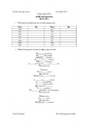 Song The man who sold the world worksheet
