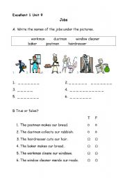 English worksheet: Jobs