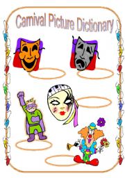 English Worksheet: Carnival Picture Dictionary