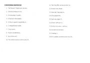 English Worksheet: unfinished sentences