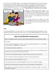 English Worksheet: Macbeth