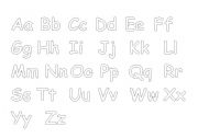 English Worksheet: ABC