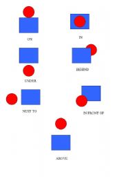 English worksheet: Prepositions of place