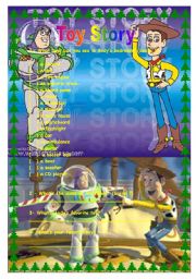 English Worksheet: Toy Story