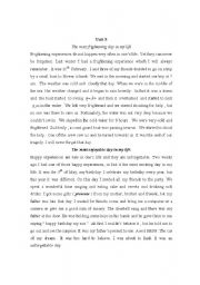 English Worksheet: writing a story