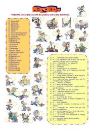 English Worksheet: Jobs