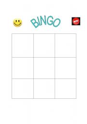 Blank Bingo Boards - bingo templates