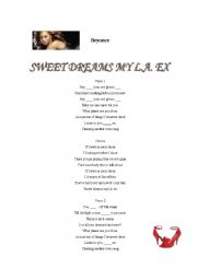 English Worksheet: Phrasal verbs: Beyonce - good night my LA ex