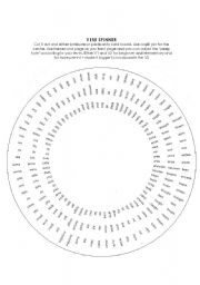 Verb Spinner - 2 Pages