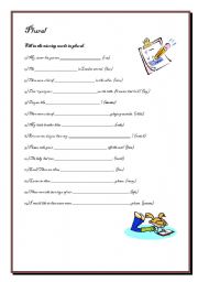 English Worksheet: Plural