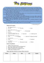 English Worksheet: Family Reading Comprehension Texts