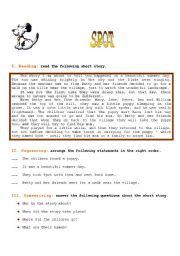 English Worksheet: Spot