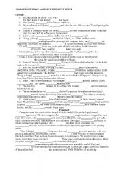 English Worksheet: present perfect or past simple