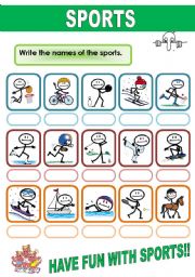 SPORTS VOCABULARY