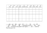 English Worksheet: Making sentences- speaking