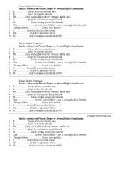 English Worksheet: PRESENT SIMPLE VS PRESENT PERFECT CONTINUOUS