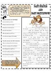 English Worksheet: PAST TENSES