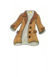 English worksheet: coat