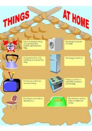 English worksheet: Things at home