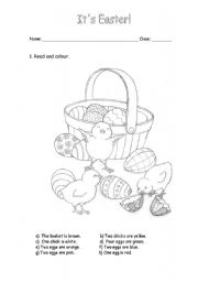 English Worksheet: Easter