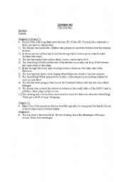 English worksheet: Literature: 