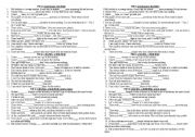 English Worksheet: much, many, few, little