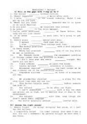 English Worksheet: gerund