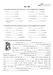 English Worksheet: Present Simple Quiz