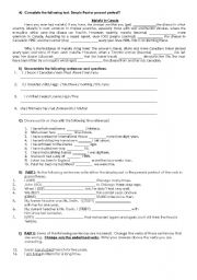 English Worksheet: Present Perfect