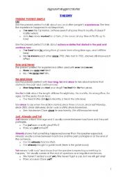 English worksheet: Present perfect simple