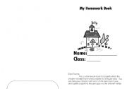 English Worksheet: MY HOMEWORK BOOK