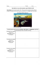 English worksheet: Surrealism